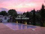 Ansicht Pool nachts