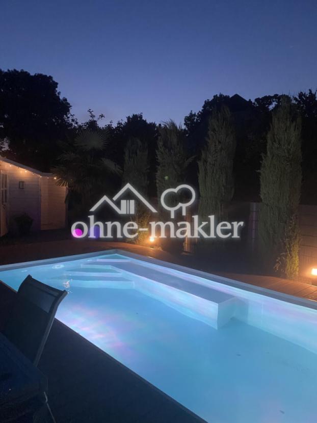 Ansicht Pool Beleuchtung