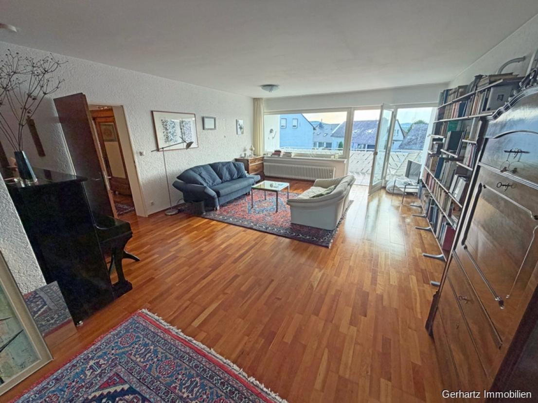 Blick in das Wohnzimmer
