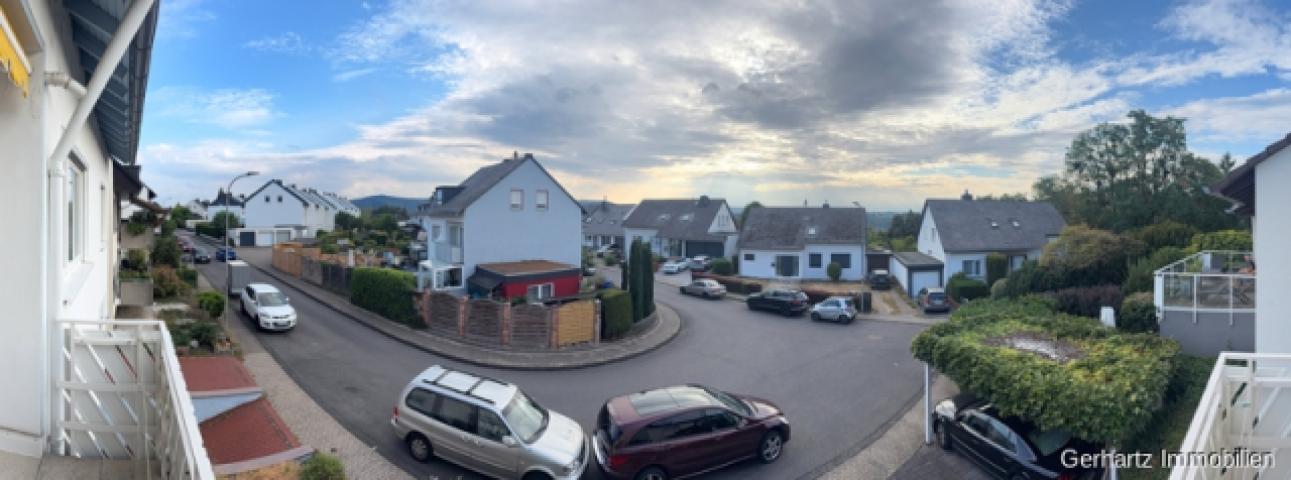 Panorama, Ausblick vom Balkon