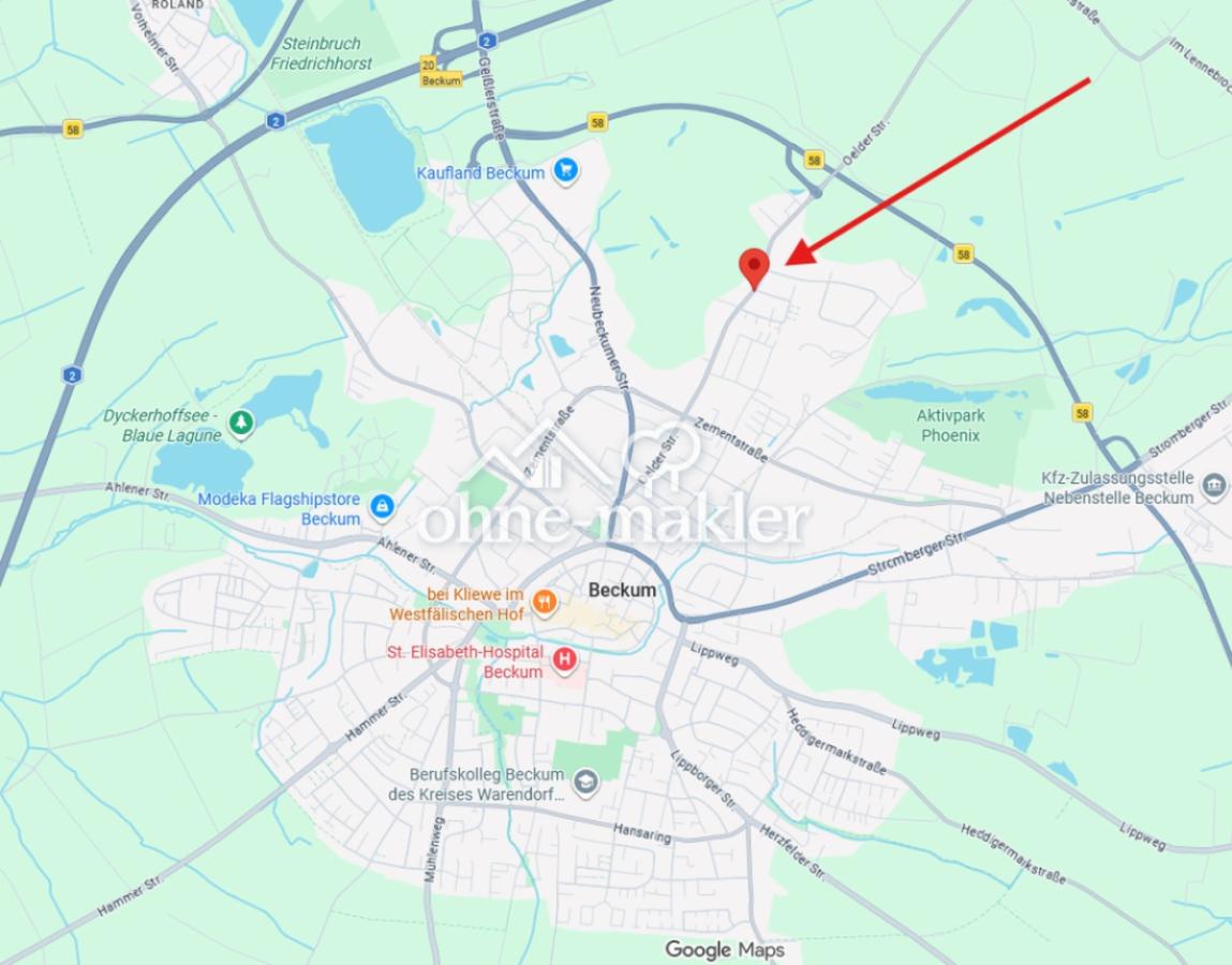 Auszug Google Maps