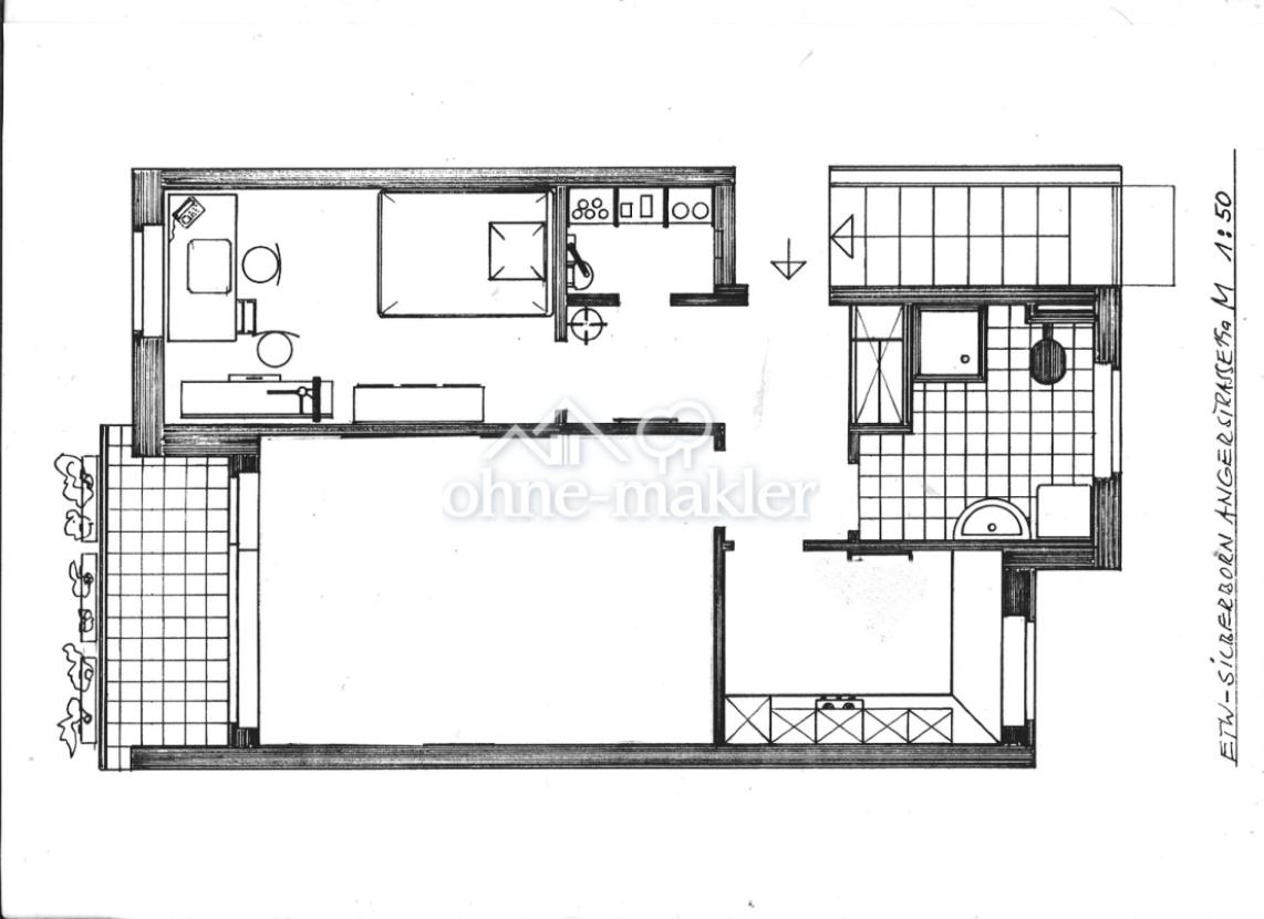 Grundriss der Wohnung