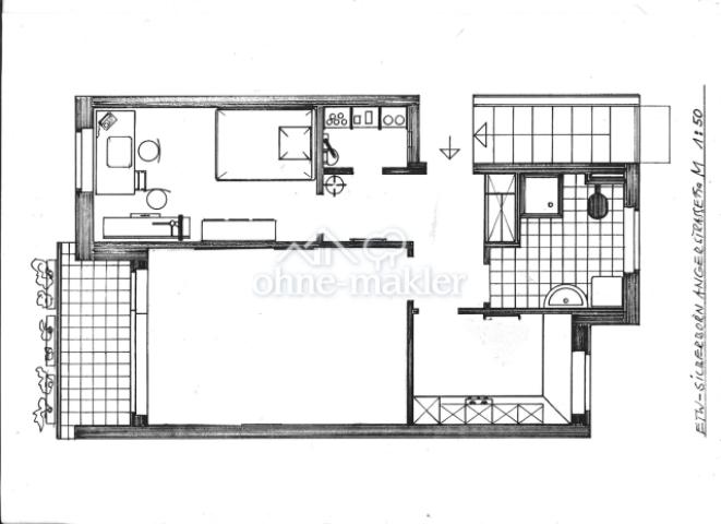 Grundriss der Wohnung