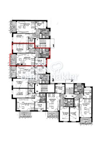 Lage der Wohnung im Haus