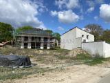 Hausansicht Bauphase