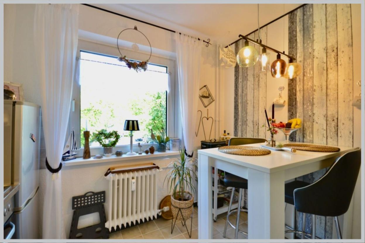 Praktischer Sitzplatz in der Küche