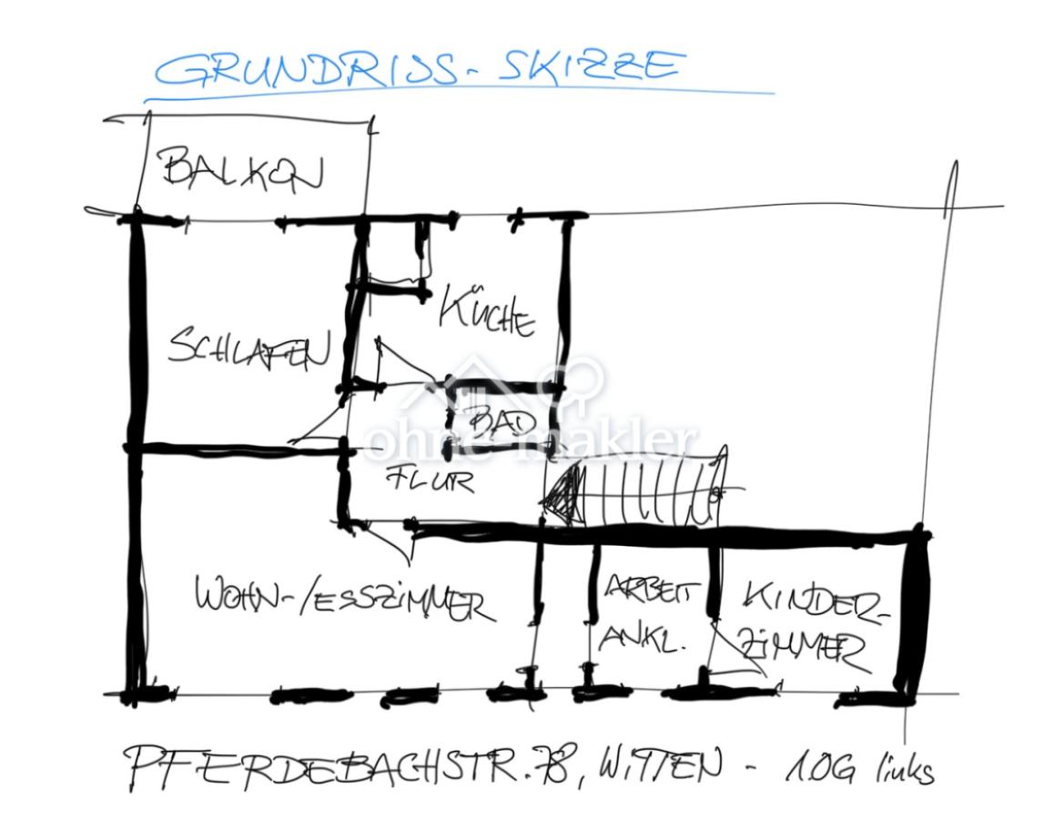Grundriss-Skizze