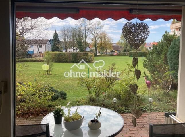 Gartenblick aus dem Wohnzimmer