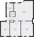 Grundriss der Wohnung