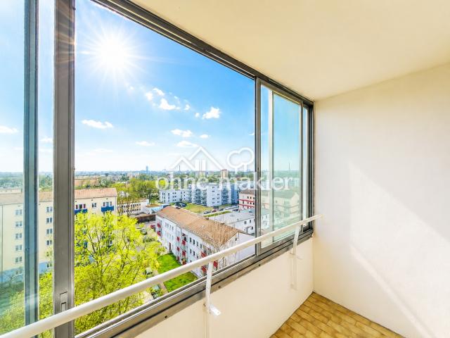 Herrlicher Ausblick vom Balkon