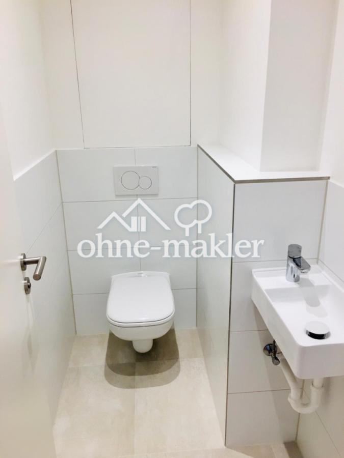 Das extra WC ist ebenfalls neu