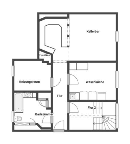 Grundriss Skizze Keller