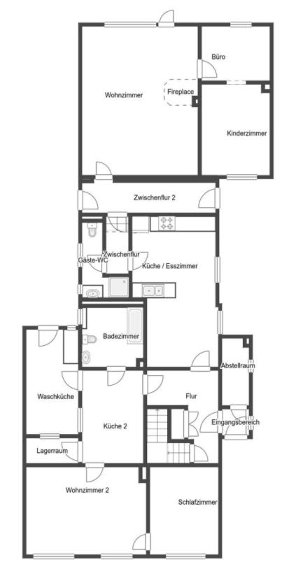 Grundriss Skizze EG