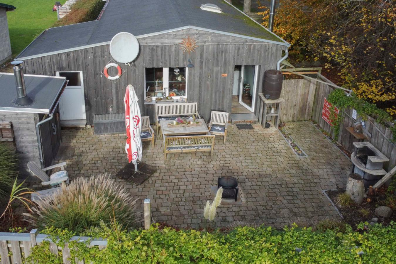 Sichtgeschütze Terrasse