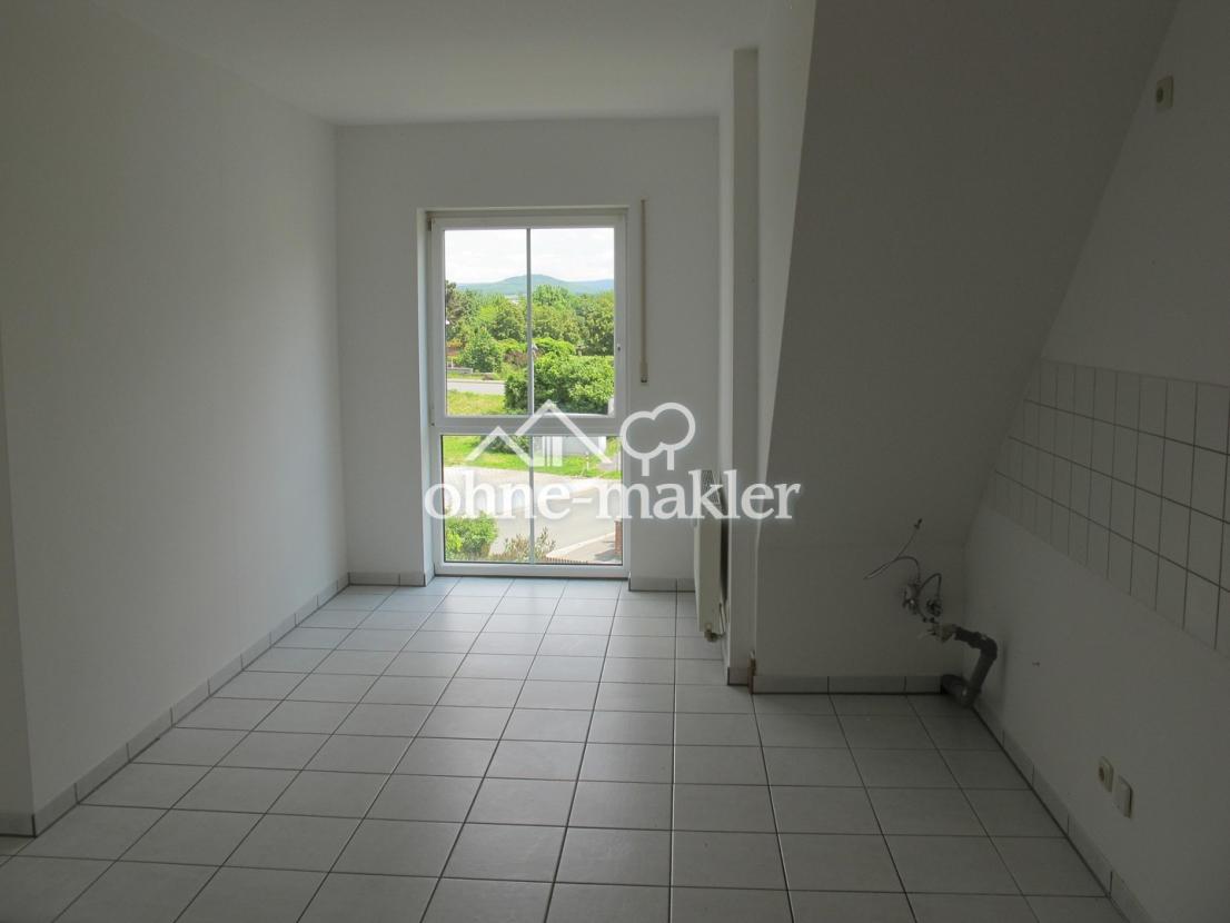 Küche, bodentiefes Fenster