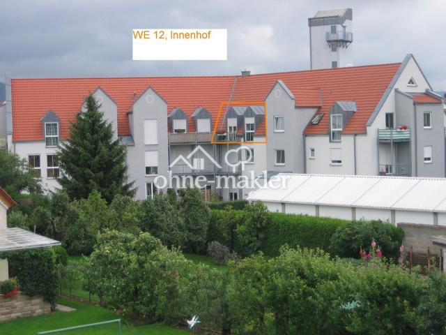 ruhiger Innnehof nach Westen