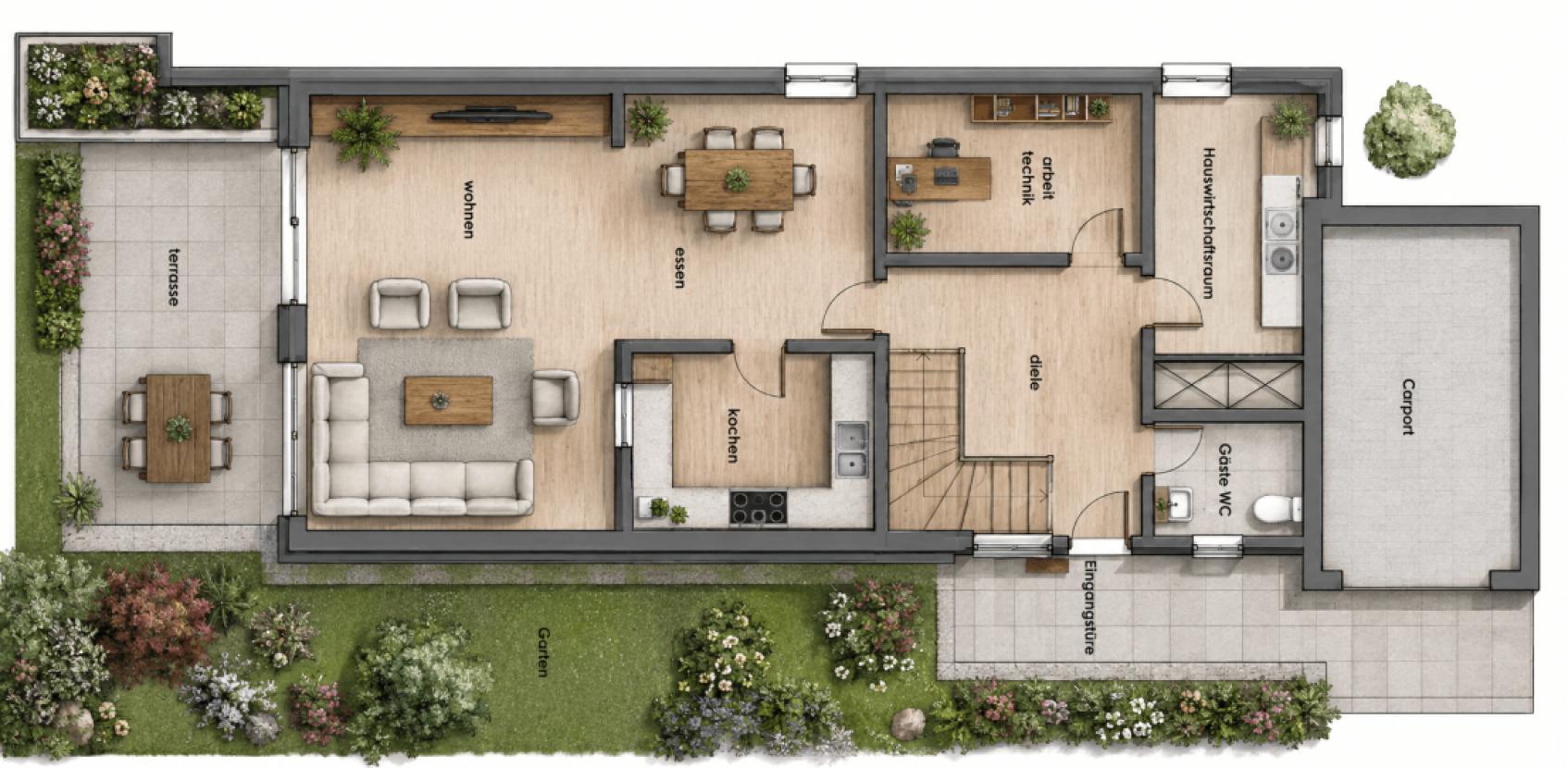 Grundriss Erdgeschoss