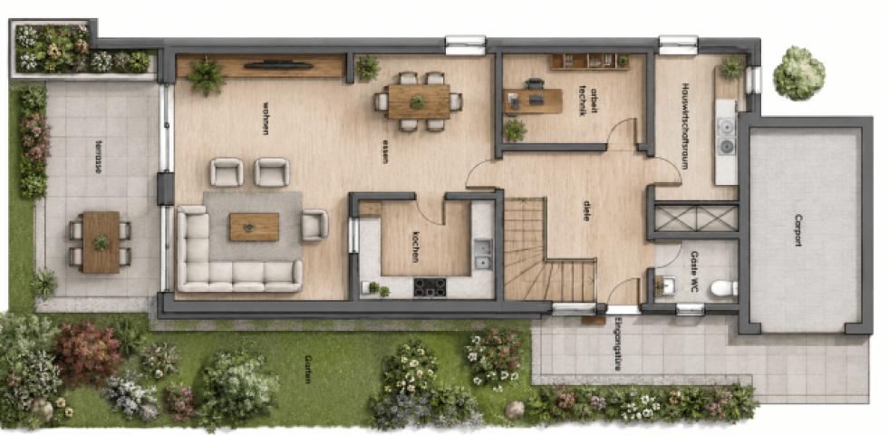 Grundriss Erdgeschoss