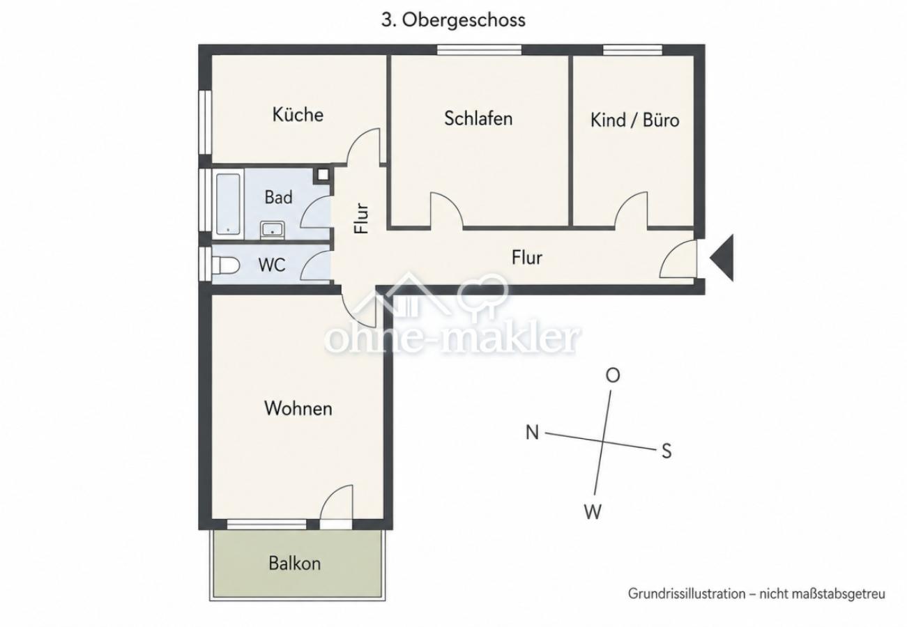 Grundrissillustration