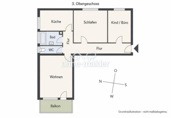 Grundrissillustration