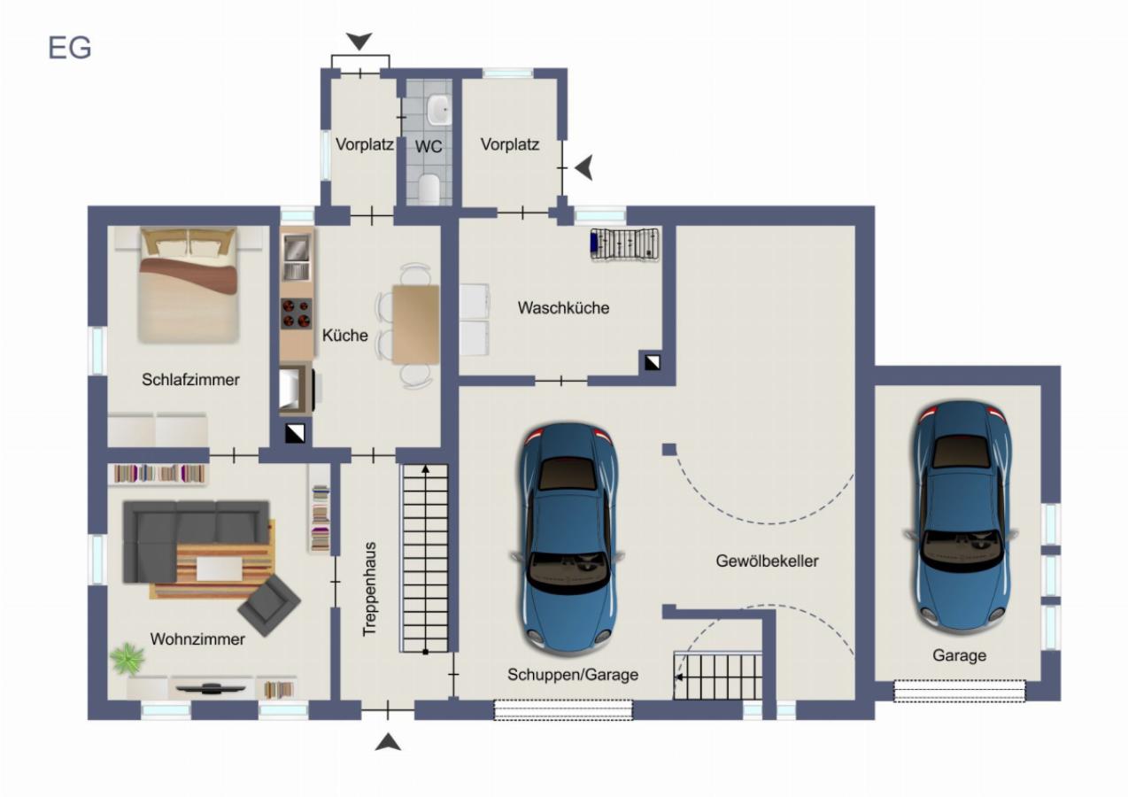 Grundriss EG