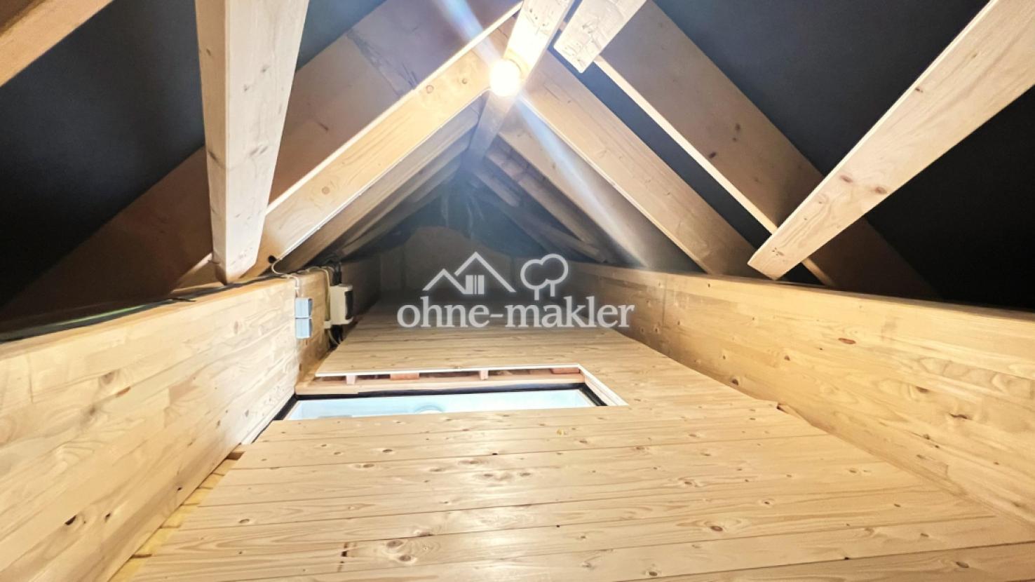 Spitzboden als Abstellraum