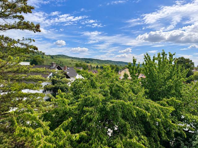 Aussicht vom Balkon