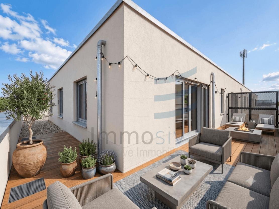 Terrasse KI generiert