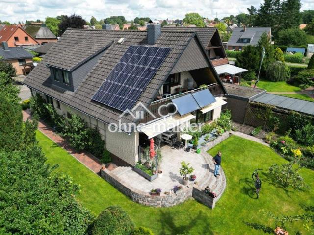 Ansicht mit PV West-Ostseite