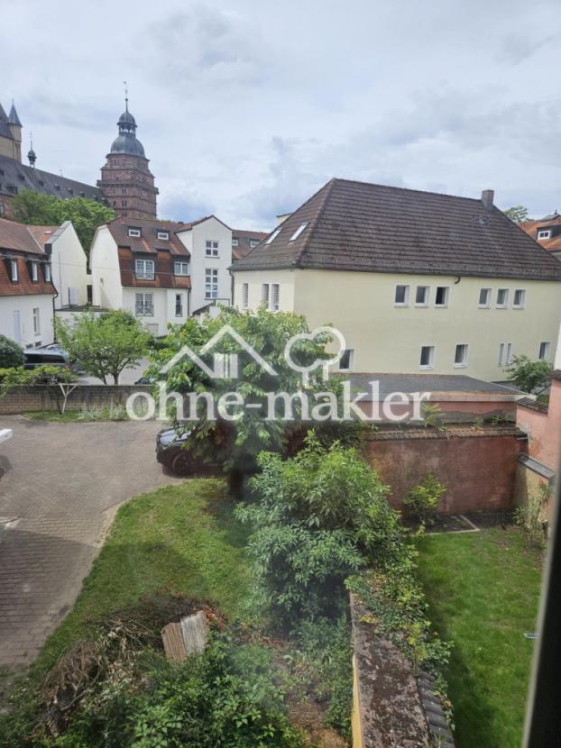 Blick vom Balkon