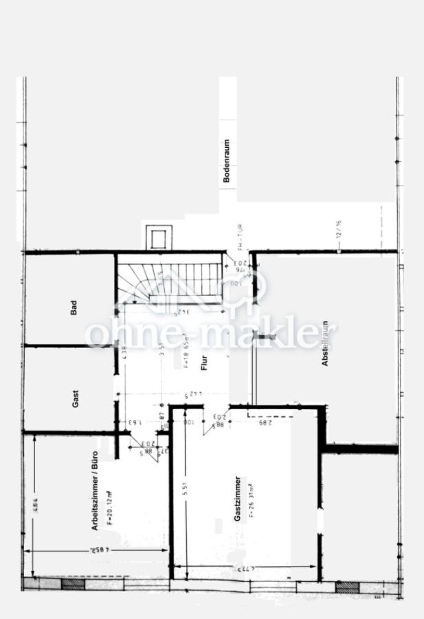 Grundriss Obergeschoss