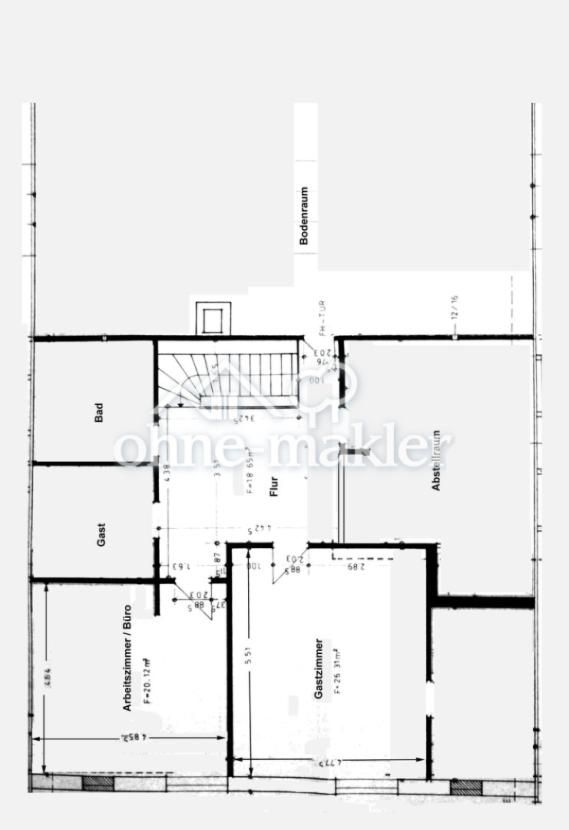 Grundriss Obergeschoss