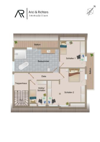 Grundriss Obergeschoss