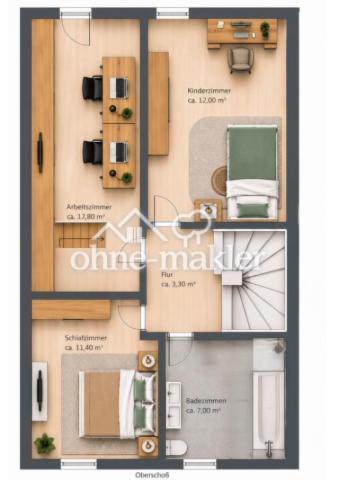 Grundriss Obergeschoss