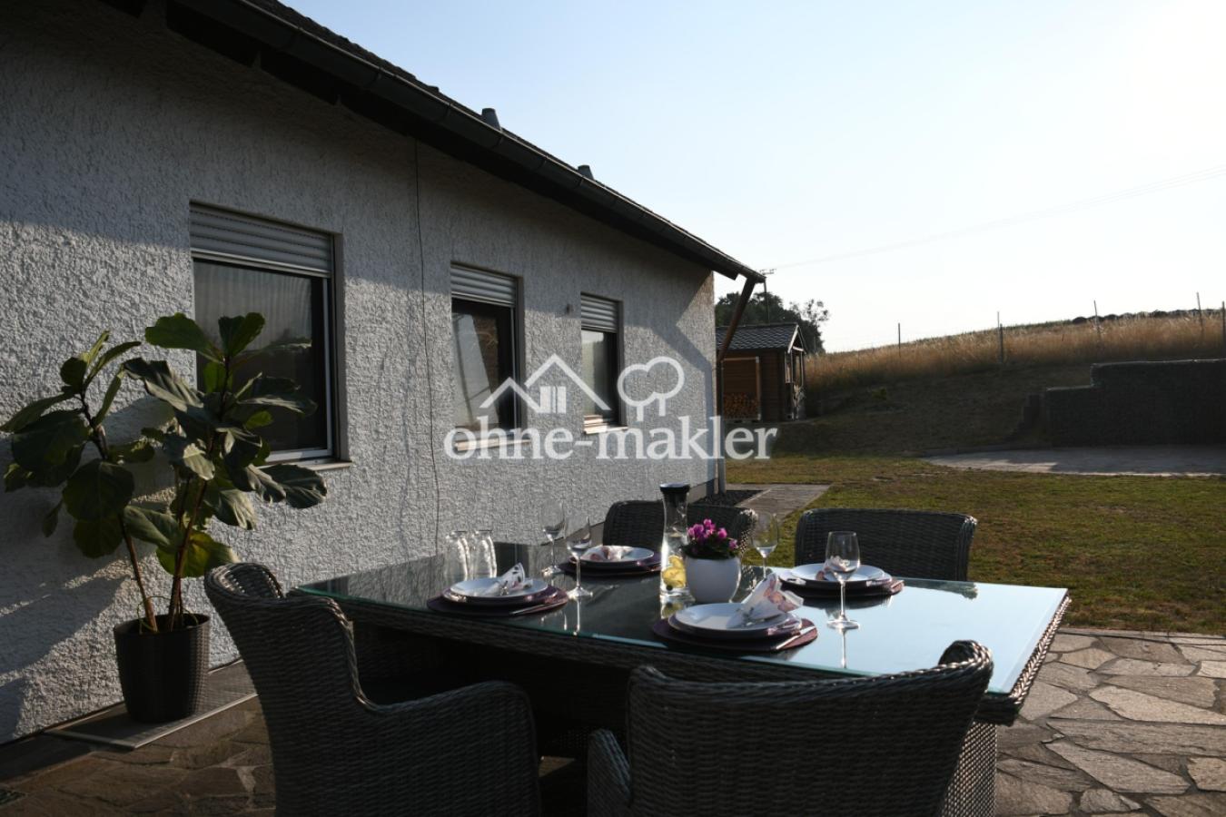 27 Nordterrasse am Haus