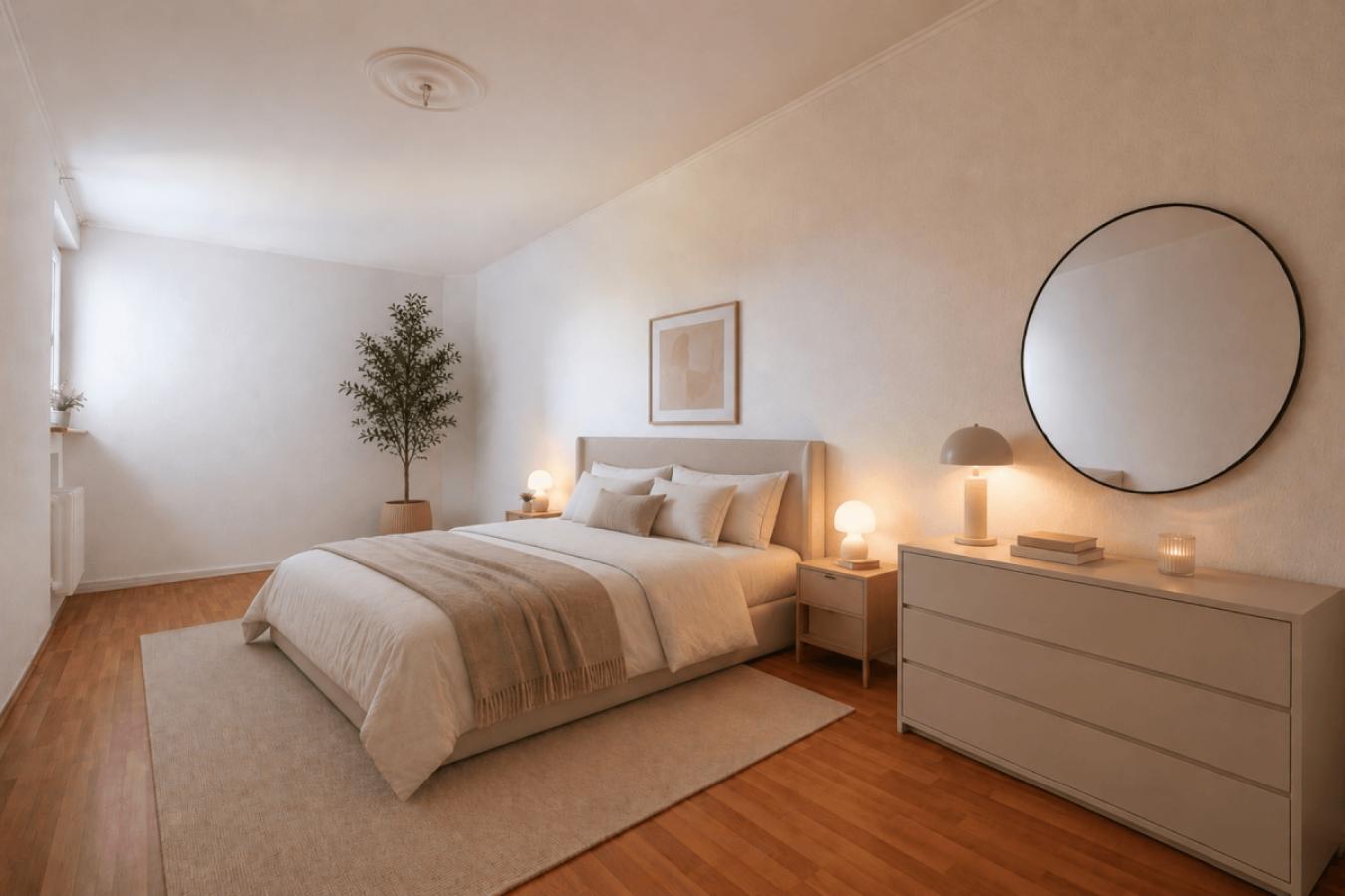 Schlafzimmer (KI-generiert)