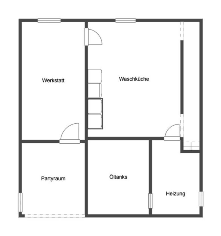 Grundriss Skizze UG