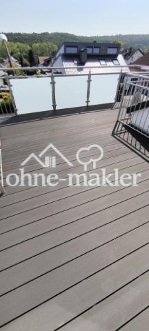 Viel Platz auf Dachterrasse