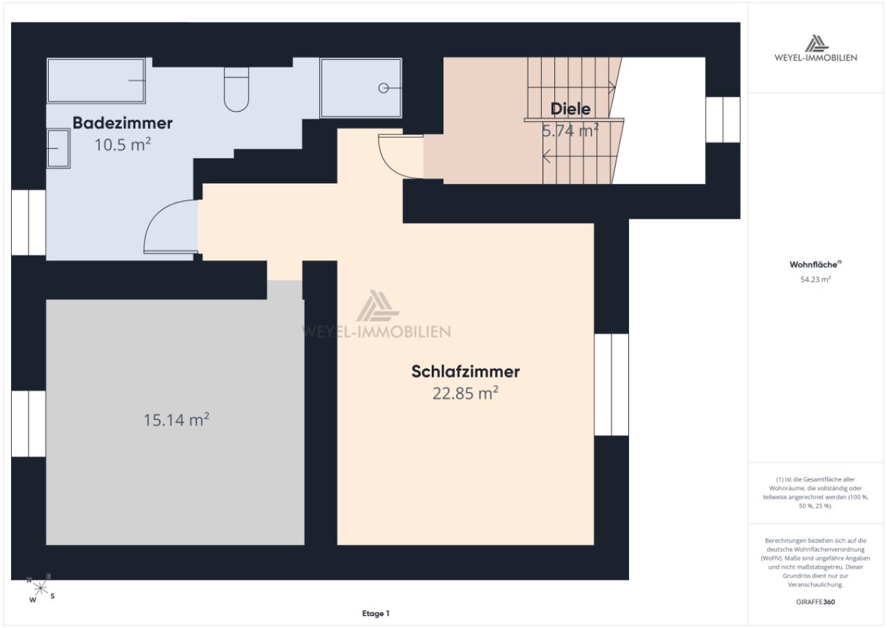 Grundriss 1OG