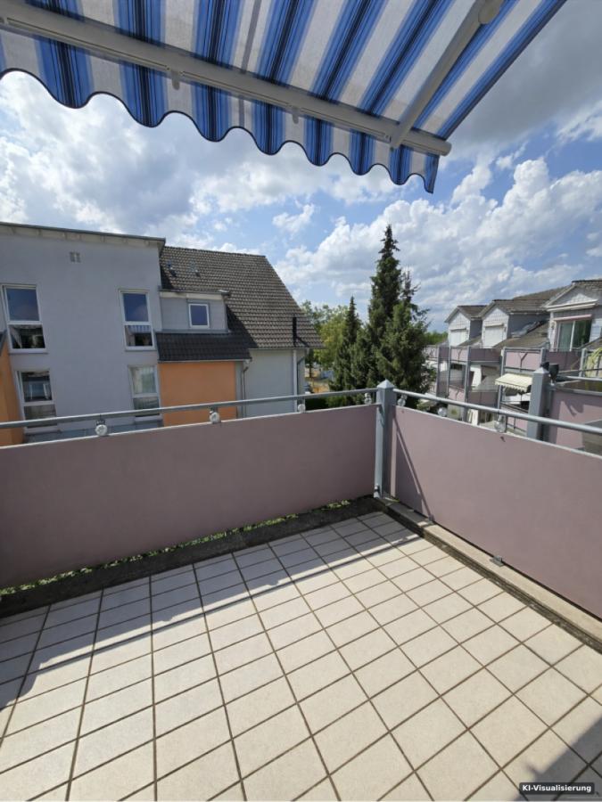 KI-Visualisierung – Balkon