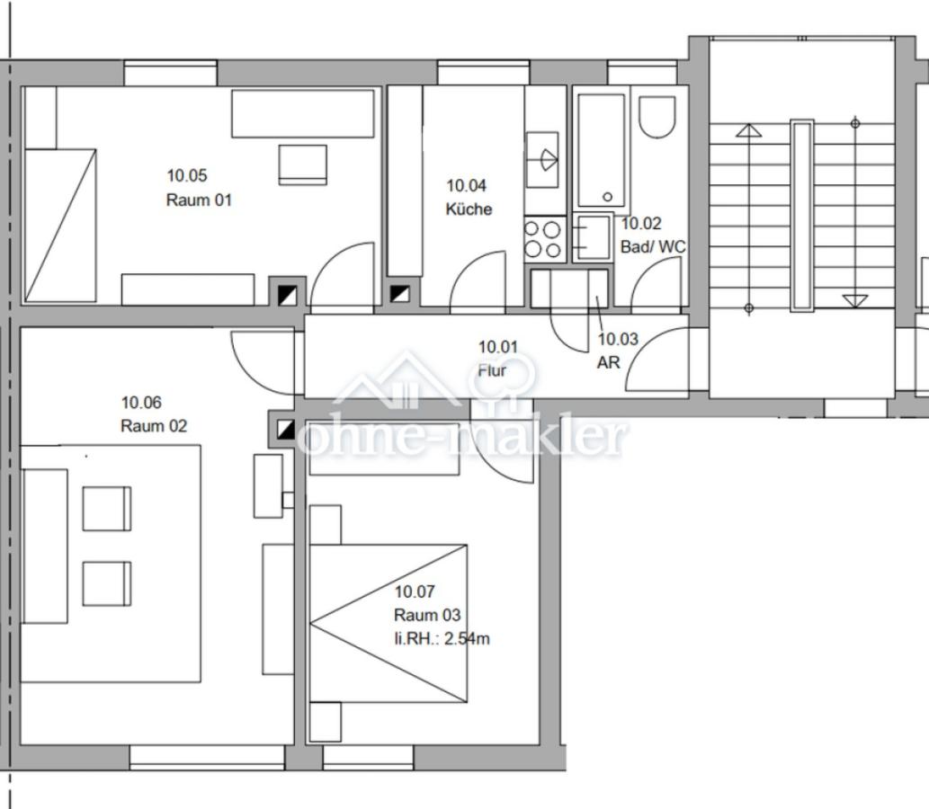 Grundriss 1.OG rechts