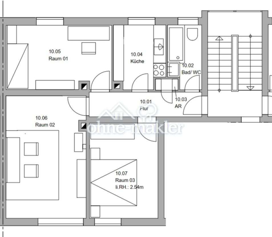 Grundriss 1.OG rechts