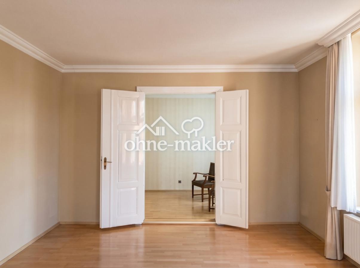 Blick vom Wohnzimmer