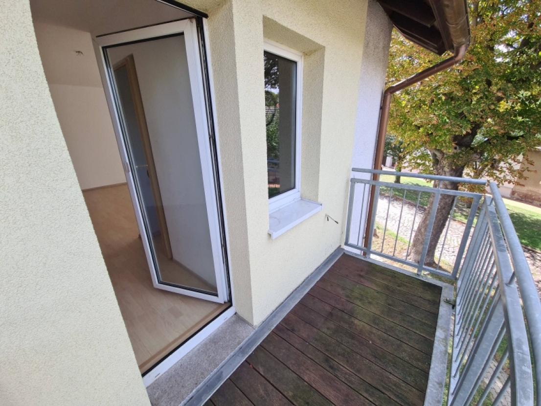 Zugang vom Wohnzimmer zum Balkon