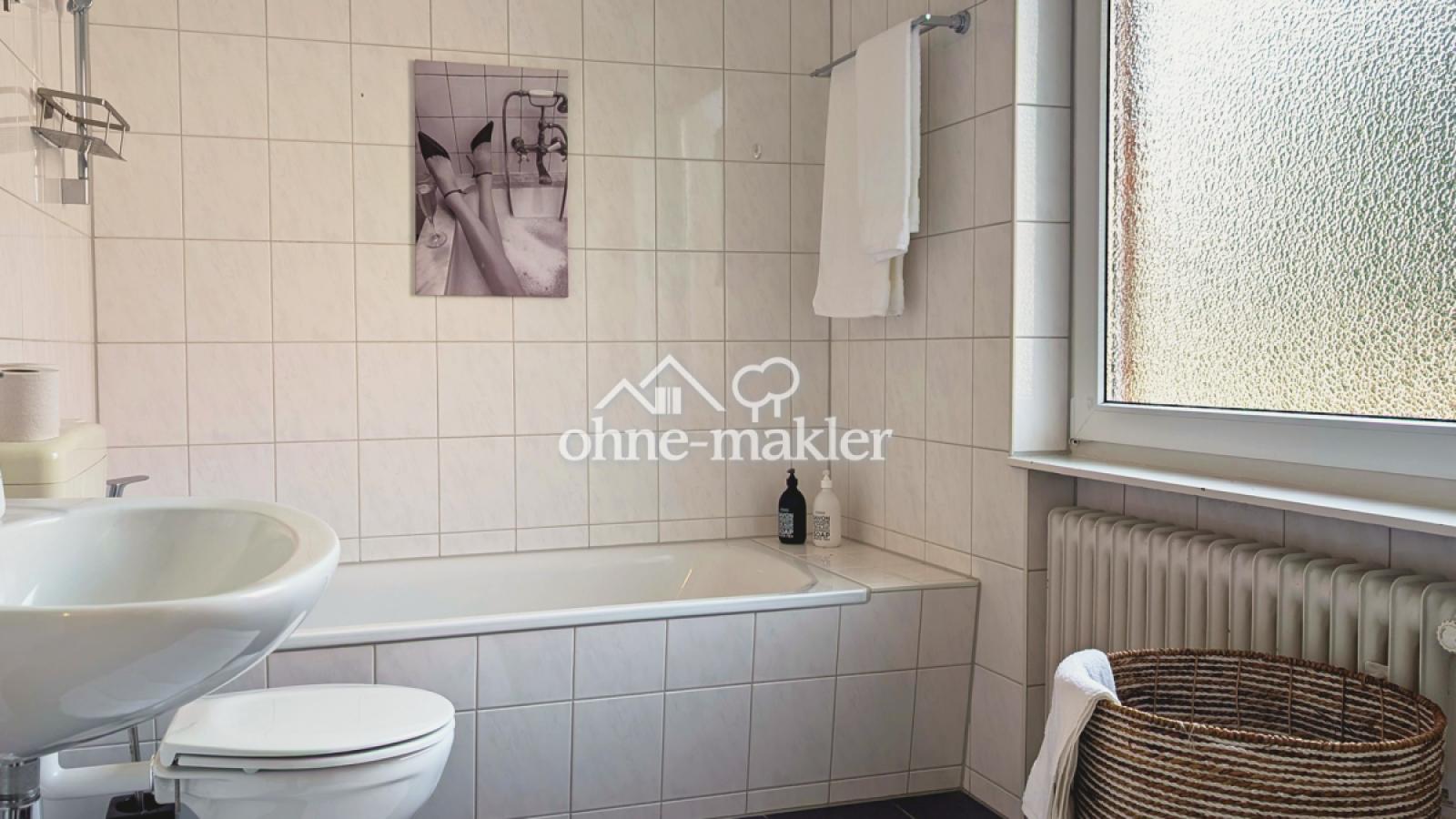 Vollbad im Erdgeschoss