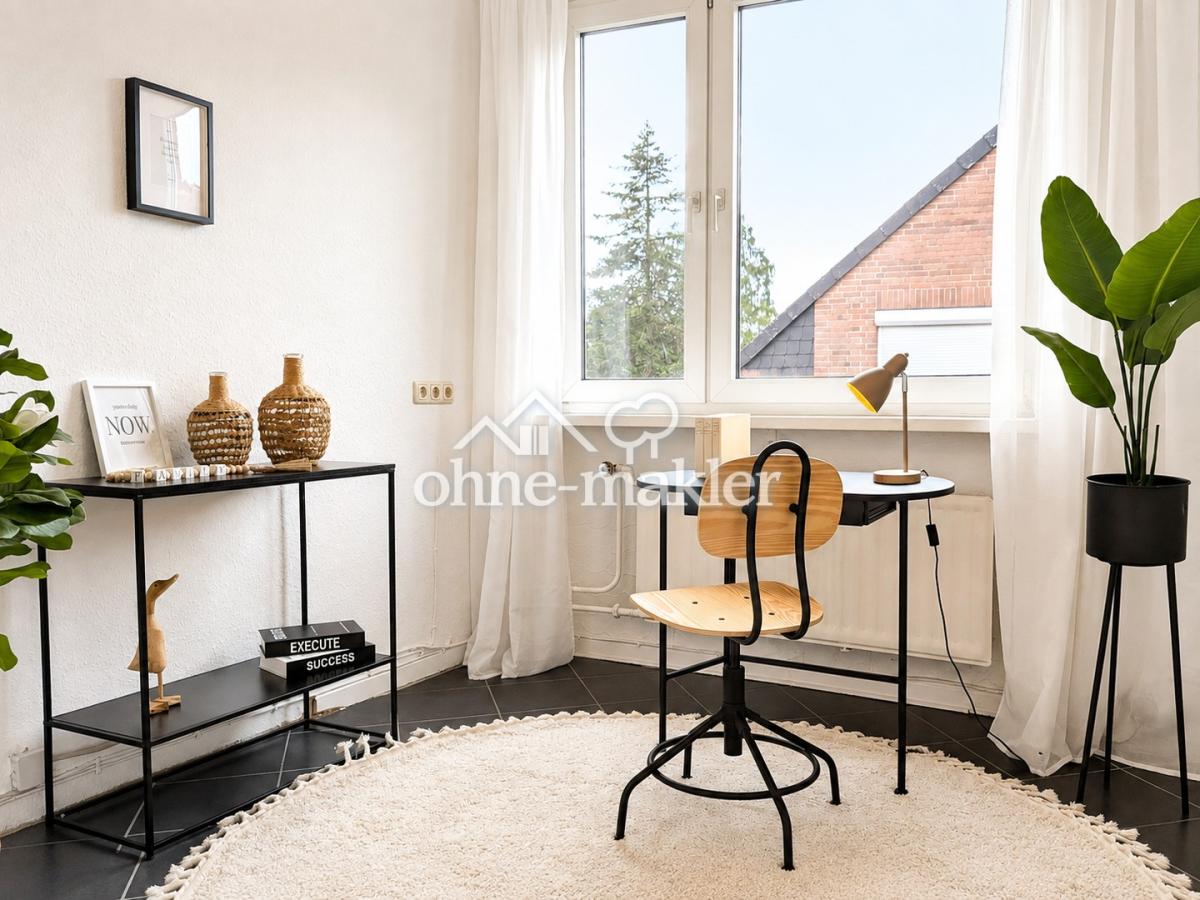 Arbeitszimmer im Dachgeschoss