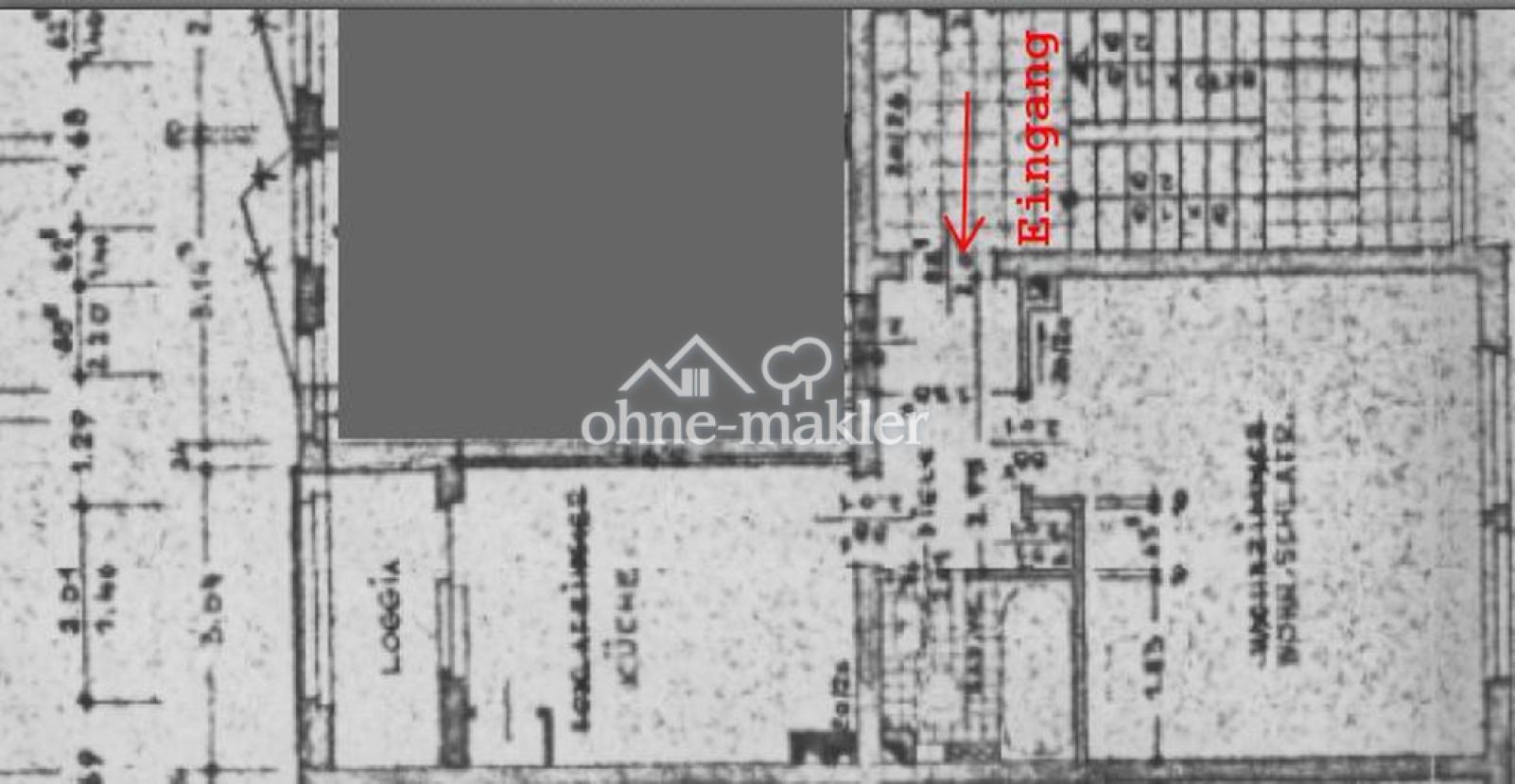 Grundriss der Wohnung