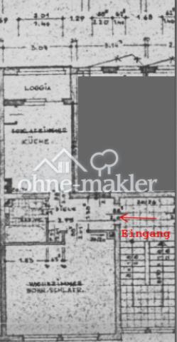 Grundriss der Wohnung