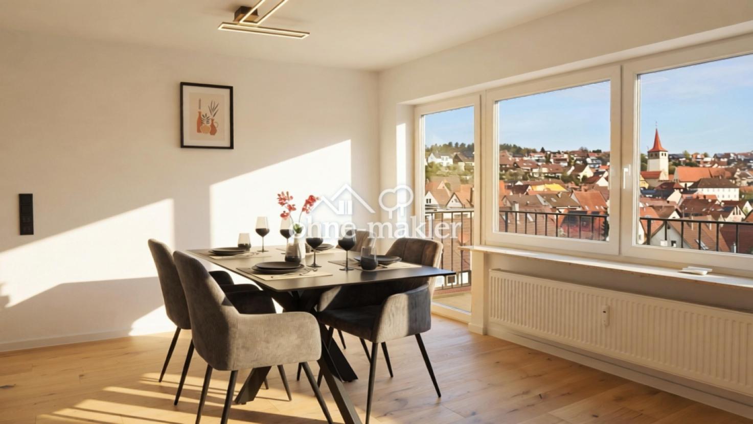 Esszimmer mit Ausblick