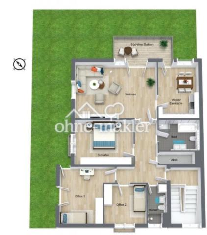 Grundriss 2. OG 3D